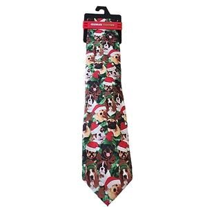 Celebrate Together Dogs Christmas Tie, NWT